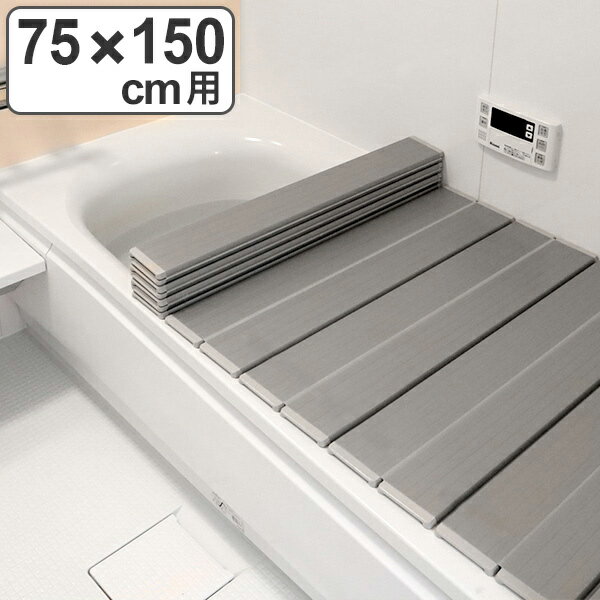 風呂ふた（ 折りたたみ式 ）　75×149cm　銀イオン配合（風呂蓋　風呂フタ　フロフタ　送料無料）