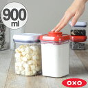 OXO オクソー ポップコンテナ スモールスクエア ショート 900ml ( 保存容器 密閉 プラスチック 透明 調味料容器 ストッカー キッチン用品 調味料入れ 乾物ストッカー オクソ オクソーポップコンテナ コンテナ 調味料 収納 スタッキング ) 10P23Apr16