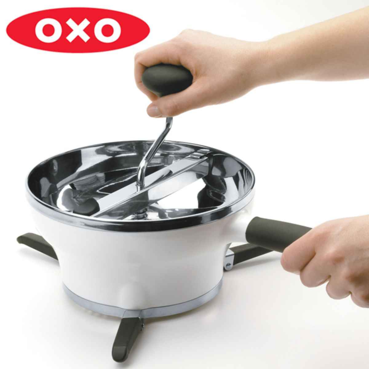 OXO　オクソー　フードミル　ステンレス製　粗さ調節ディスク付き （ 送料無料 調理器具 …...:livingut:10071264