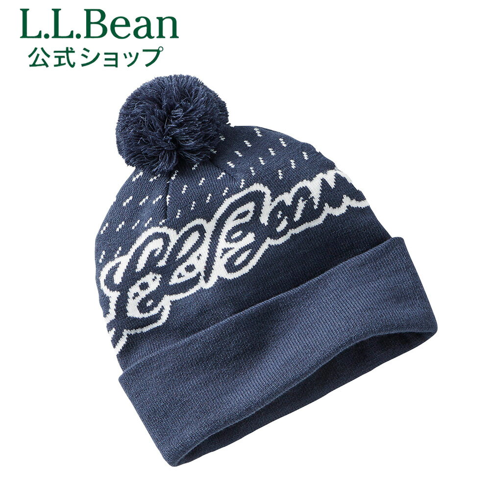 【クーポン10％OFF】【公式】 エルエルビーン カタディン ポム ハット L.L.Bean ロゴ 帽子 ニット帽 メンズ ウィメンズ レディース ユニセックス 男女兼用 アウトドア ブランド フリーサイズ ボンボン L.L.Bean LLBean l.l.bean llbean llビーン llbeen
