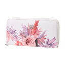 ゲス GUESS ASHVILLE MEDIUM ZIP AROUND WALLET (WHITE)