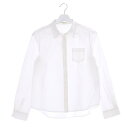 【アウトレット】アースミュージックアンドエコロジー earth music&ecology 綿麻ベーシックシャツ (White)