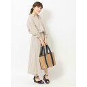 アースミュージックアンドエコロジー earth music&ecology SET2点 シャツ+スカート (Light Beige)
