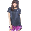 ナイキ NIKE レディース 陸上/ランニング 半袖Tシャツ ウィメンズ ブリーズ ラピッド プリンテッド S/S トップ 855166010