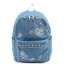 QX GUESS FLORAL DENIM BACKPACK iLIGHT BLUEj