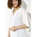 【AZUL BY MOUSSY】スキッパードルマンシャツ O/WHT