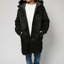 【アウトレット】ゲス GUESS HIGH RIDGE TWILL 2-PIECE PARKA (JET BLACK MULTI)
