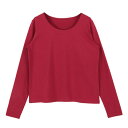 ティティベイト titivate シンプルロングTシャツ (レッド)