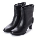 【アウトレット】ロックポート ROCKPORT トータルモーション メローラ ウェーブ ブーティー 60mm ウォータープルーフ (ブラック ウォータプルーフ レザー)