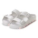 ショッピングアウトレット 【アウトレット】アルテミス バイ ダイアナ artemis by DIANA 【ccilu チル HORIZON CHECK SANDAL】ダブルベルトサンダル (グレー合成樹脂)