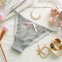 ロマンスロココ Romance Rococo リボンハーフバックショーツ (グレー)【返品不可商品】