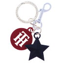 トミーヒルフィガー TOMMY HILFIGER ロゴアンドスターキーフォブ (マルチ)