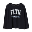 アースミュージックアンドエコロジー earth music&ecology FLTN Tシャツ (Navy)