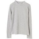 アースミュージックアンドエコロジー earth music&ecology ハイネックリブカットソー (Light Gray Mixture)