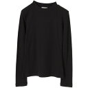 アースミュージックアンドエコロジー earth music&ecology ハイネックリブカットソー (Black)