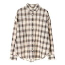 アースミュージックアンドエコロジー earth music&ecology イロイロコットン2wayカシュクールシャツ (Check Beige)