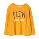 アースミュージックアンドエコロジー earth music&ecology FLTN Tシャツ (Mustard)