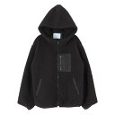 ティティベイト titivate ボアフードブルゾン (ブラック)