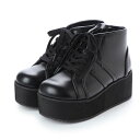 【アウトレット】シュガー シュガー Sugar Sugar 厚底レースアップシューズ (BL)