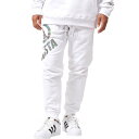 ネスタブランド Nesta Brand グラフィックリフレクトスウェットパンツ (シロ)