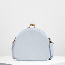 【アウトレット】ジオメトリックストラクチャード クロスボディバッグ / Geometric Structured Crossbody Bag (Light