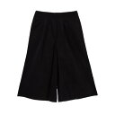 アースミュージックアンドエコロジー earth music&ecology 細コールガウチョパンツ (Black)