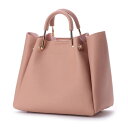 キュリビスキュイ CURI BISCUI メタルハンドルショルダー (Pink Beige)