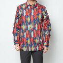 【アウトレット】デシグアル Desigual シャツ長袖 (ブルー)