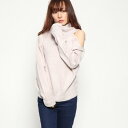 【アウトレット】ゲス GUESS LENNOX COLD-SHOULDER SWEATER (HEATHER LIGHT OATMEAL)