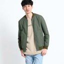 ザ ショップ ティーケーメンズ THE SHOP TK(Men) 【WEB限定】タイプライターMA-1 (カーキ)