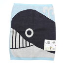 【カヤ】鯨(くじら)腹巻き Mサイズ ブラック×ブルー