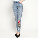 【アウトレット】ゲス GUESS GUESS Originals 1981 PATCH SKINNY DENIM PANT (ACID WASH W/ PATCHES)
