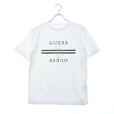 ゲス GUESS QUATRO G LINE LOGO TEE 【JAPAN EXCLUSIVE ITEM】 (WHITE)