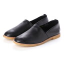 ビカーシ BICASH クレープソールレザーエスパドリーユ (BLACK)