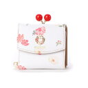 ミッシュマッシュ MISCH MASCH デイシー 花柄ガマ口3つ折り財布 (レッド)