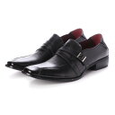 ネロ コルサロ NERO CORSARO ビジネスシューズ メンズ 紳士靴 日本製 本革 ダブルストラップ (Black)