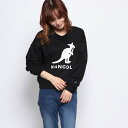 ラナン Ranan (KANGOL)ロゴプリントスウェット (ブラック)