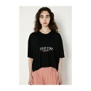 マウジー moussy SWWORKOUTLOGOTシャツ (ブラック)