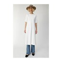 マウジー moussy SLITLONGCUTDRESS (オフホワイト)