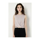 moussy SWFRONTTWISTN/Sトップス ライトピンク
