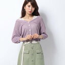 レトロガール RETRO GIRL Vネックスカシリボンカーデ (PPL3)