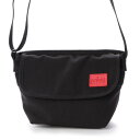 マンハッタンポーテージ Manhattan Portage CORDURA Waxed Nylon Fabric Collection Casual Messenger Bag (Black)