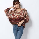 デシグアル Desigual ブラウス スリーブ SENA (ピンク/レッド)