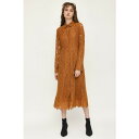 【アウトレット】スライ SLY LACE SH DRESS (キャメル)