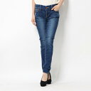 マウジー moussy Rebirth SKINNY (ブルー)