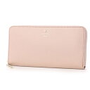 ランバン オン ブルー LANVIN en Bleu リュクサンブール ラウンドファスナー長財布 (ピンク)