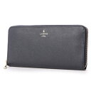 ランバン オン ブルー LANVIN en Bleu リュクサンブール ラウンドファスナー長財布 (ダークネイビー)