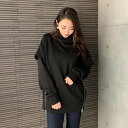 アンビー ENVYM WスリーブスウェットPO (BLACK)