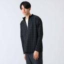 ティーケー タケオ キクチ tk.TAKEO KIKUCHI チェック×ポンチブルゾンプルオーバー (ブラック)
