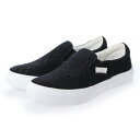 アース ミュージックアンドエコロジー ブルーレーベル earth music&ecology Blue Label レーススリッポンスニーカー (BLK)